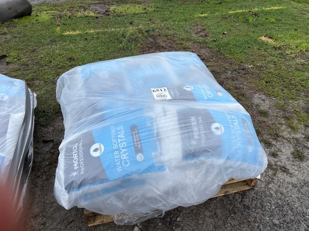 Image for D4. Pallet of water softener salt