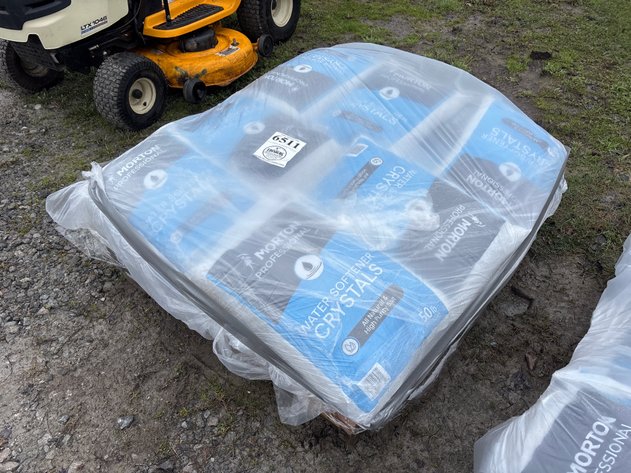 Image for D4. Pallet of water softener salt
