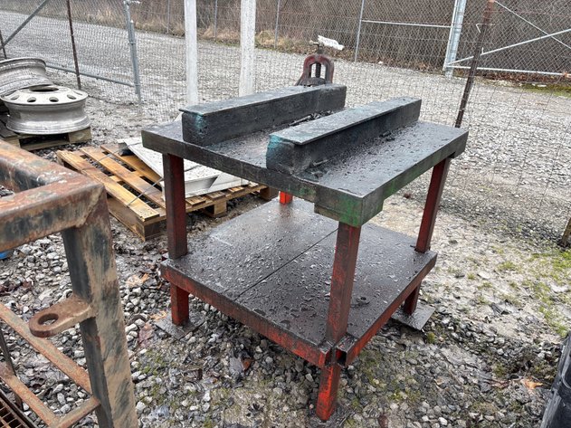 Image for E1. Shop table with pipe bender