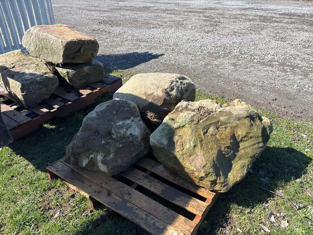 Image for D4b. (3) large rocks