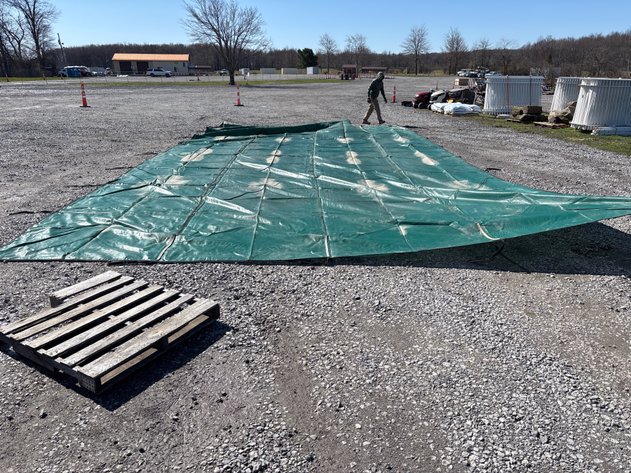 Image for E1. 40’ x 20’ in ground pool cover