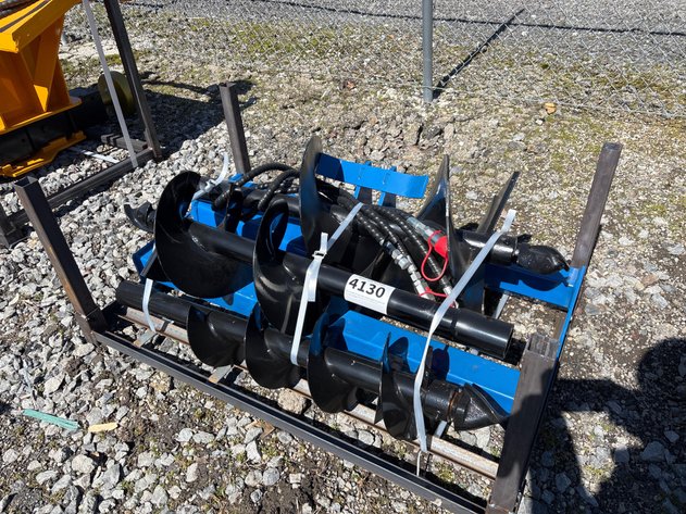 Image for E2. 2026 Unused GIYI skid steer loader auger and extra rod