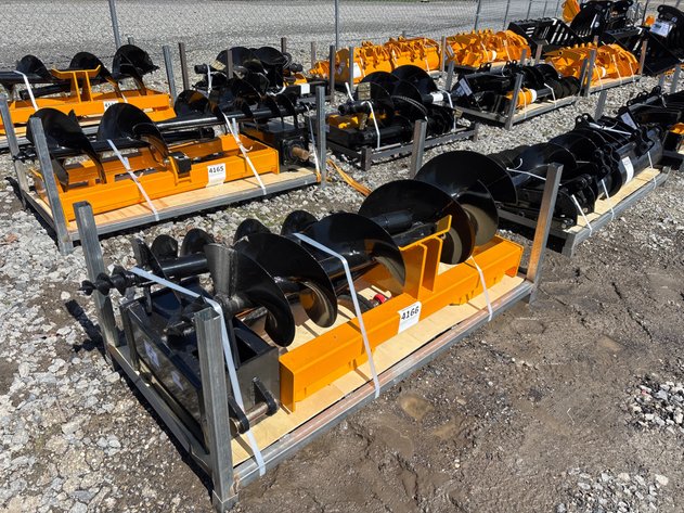 Image for E2. 2026 Unused GIYI skid steer loader auger and extra rod