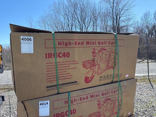 Image for E1p. 2025 Unused IR IRGC40 ELECTRIC TRICYCLE