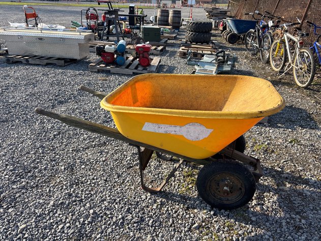 Image for D1. True temper wheel barrow