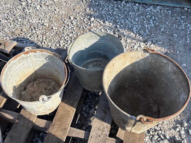 Image for D1. (3) metal buckets