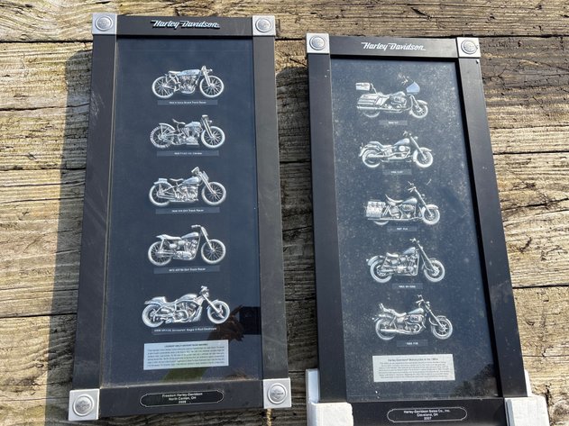 Image for (2) Harley Davidson heritage signs
