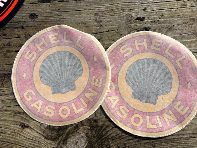 Image for (2) shell station decals