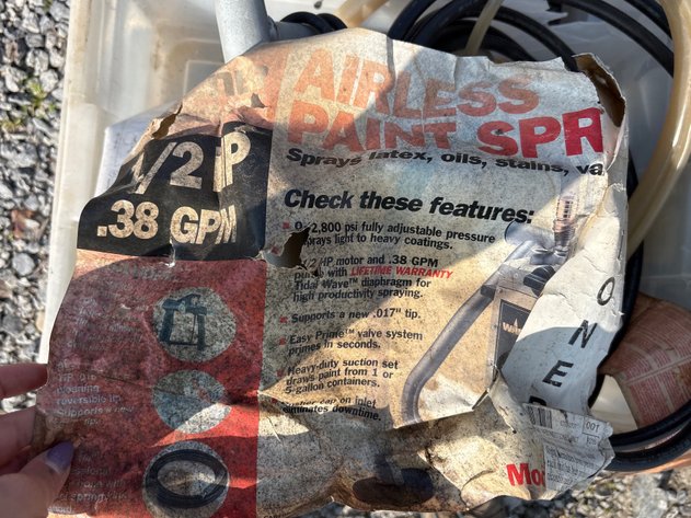 Image for D1. (2) Airless paint sprayer