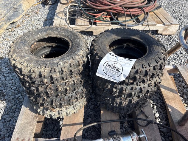 Image for D1. (8) 4.10 x 2.50-6 snow blower tires