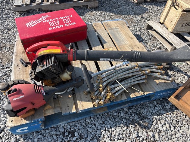 Image for D1. (2) homelite blowers and braid steel water lines