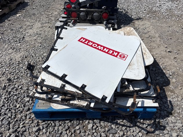 Image for D1g. Pallet of kenworth mudflaps