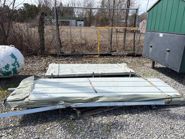 Image for D1r. 10FT Unused SKLP SKL100 Galvalume Steel Siding Roofing