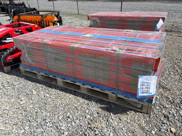 Image for E1p. Unused SKLP SK-HJ6 40 ft 6 Section Heavy Duty Metal Storage Shelves