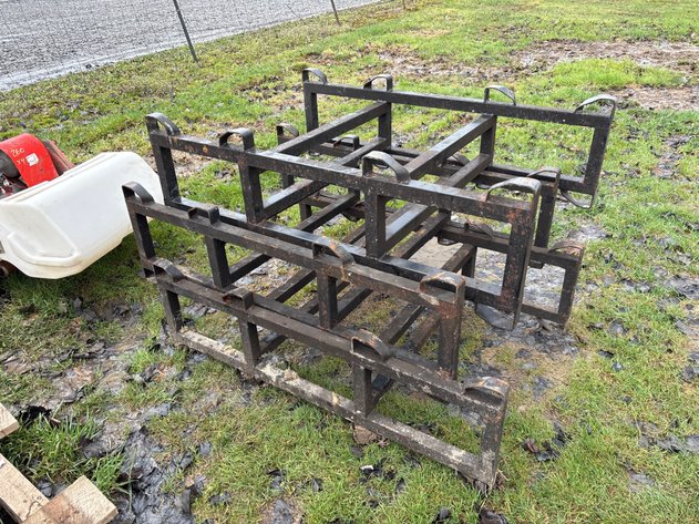 Image for E1. (3) 55 gallon drum racks