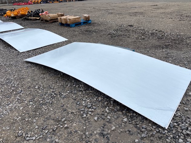 Image for E4. (2) sheets .0800 aluminium diamond plate 5' x 10'