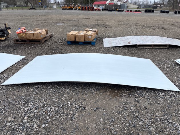 Image for E4. (2) sheets .0800 aluminum diamond plate 5' x 10'