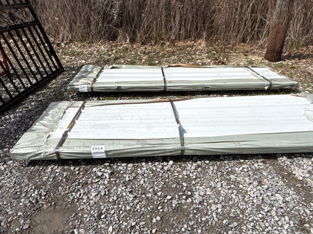 Image for D1r. 10FT Unused SKLP SKL100 Galvalume Steel Siding Roofing