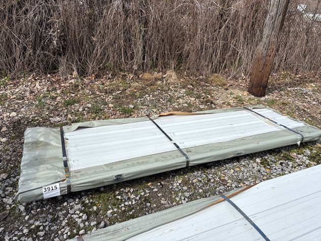 Image for D1r. 10FT Unused SKLP SKL100 Galvalume Steel Siding Roofing