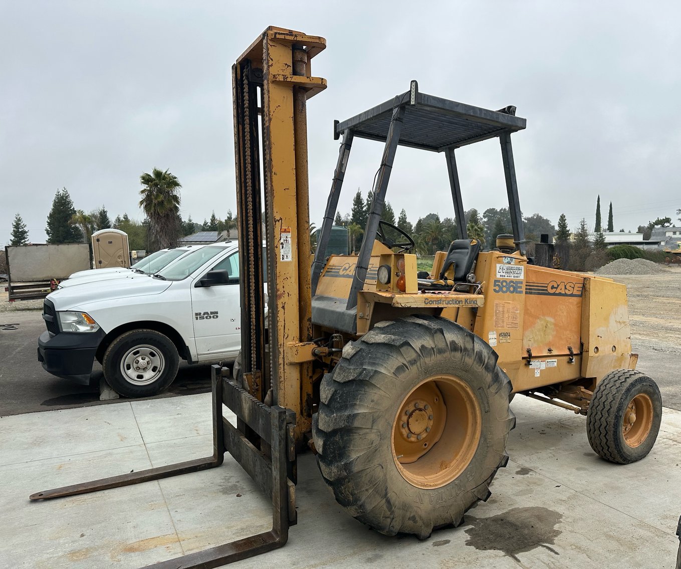 Image for Case 580E Rough Terrain Forklift
