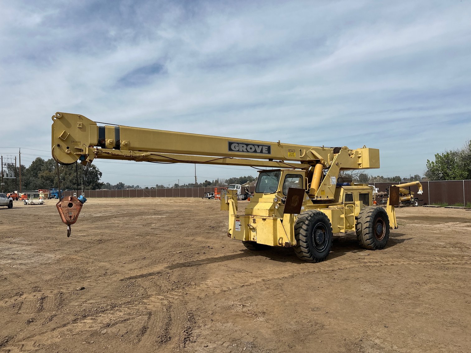 Image for Grove RT58 28000 lb Rough Terrain Crane