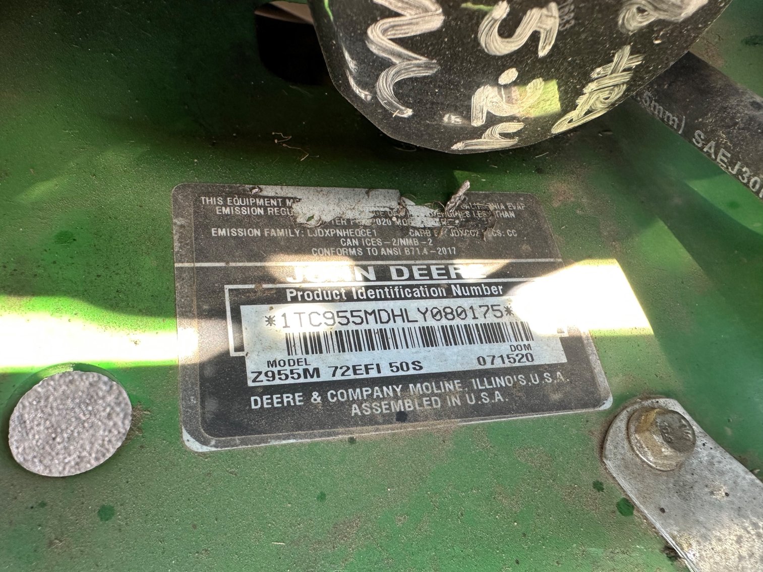 Image for 2021 John Deere Z955M