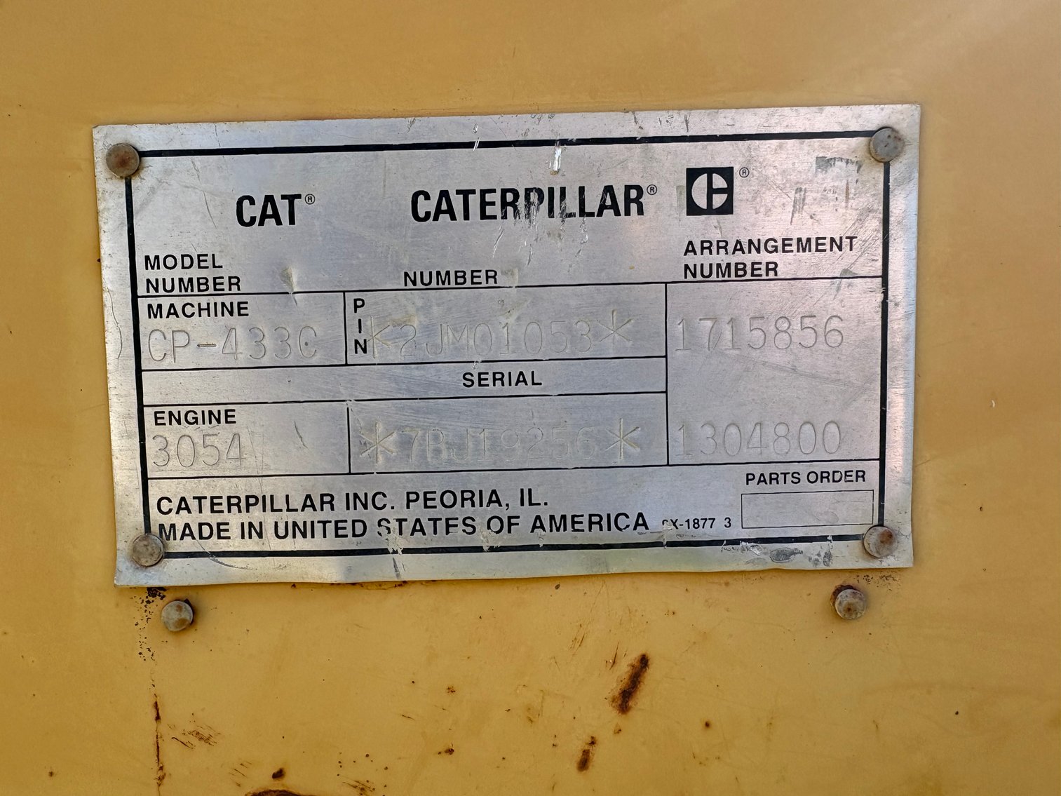 Image for Caterpillar CP-433C Compactor