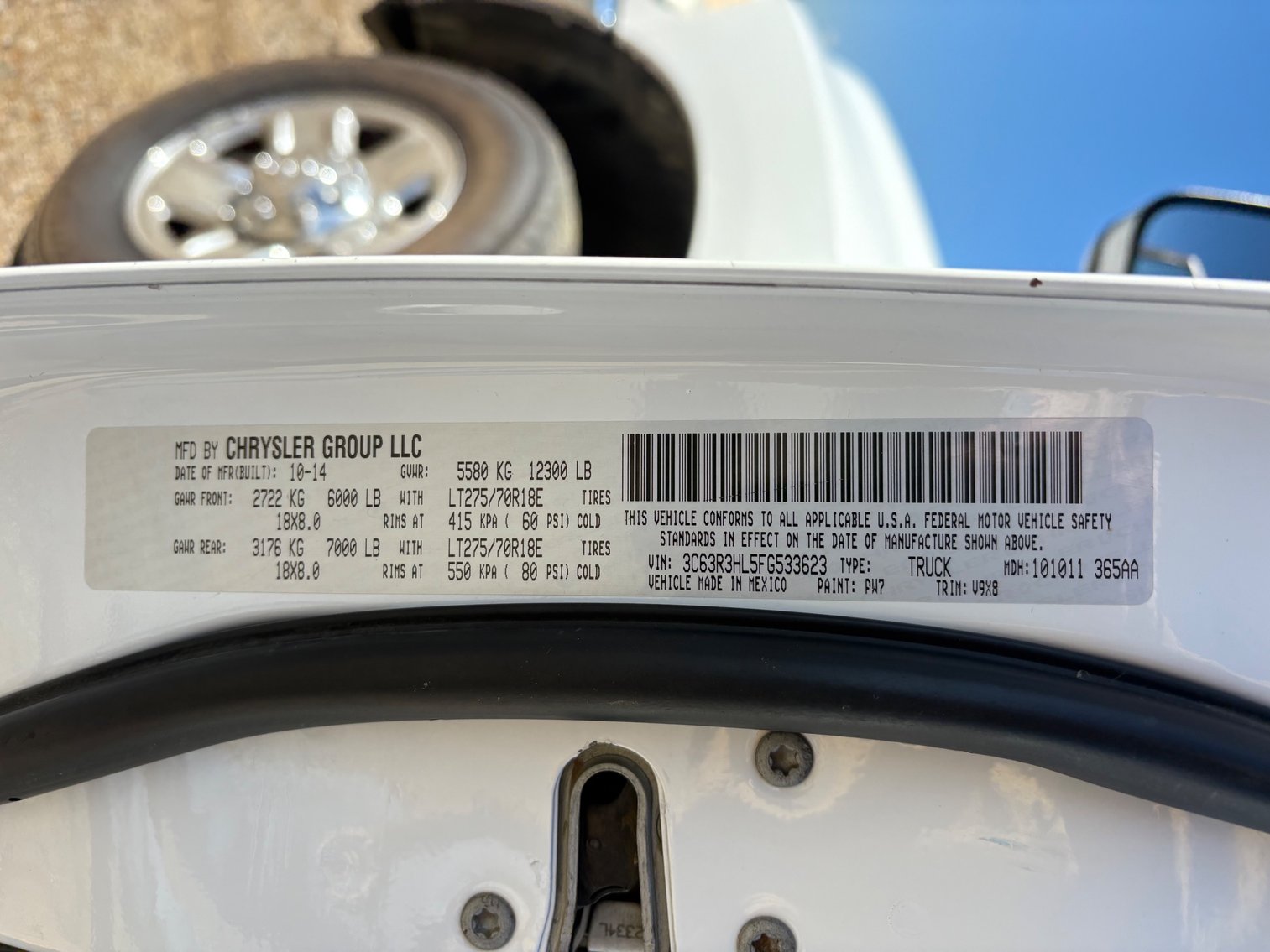 Image for 2013 Ram 3500 4X4 Utility Truck