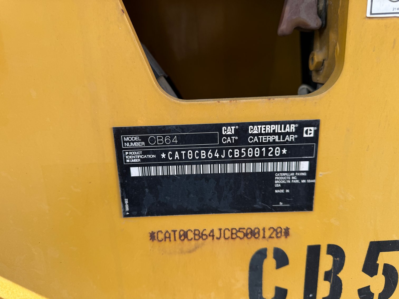 Image for 2010 Caterpillar CB64