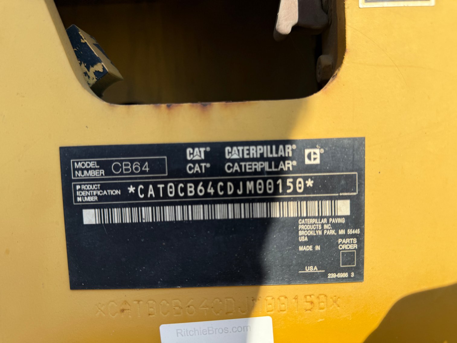 Image for 2014 Caterpillar CB64