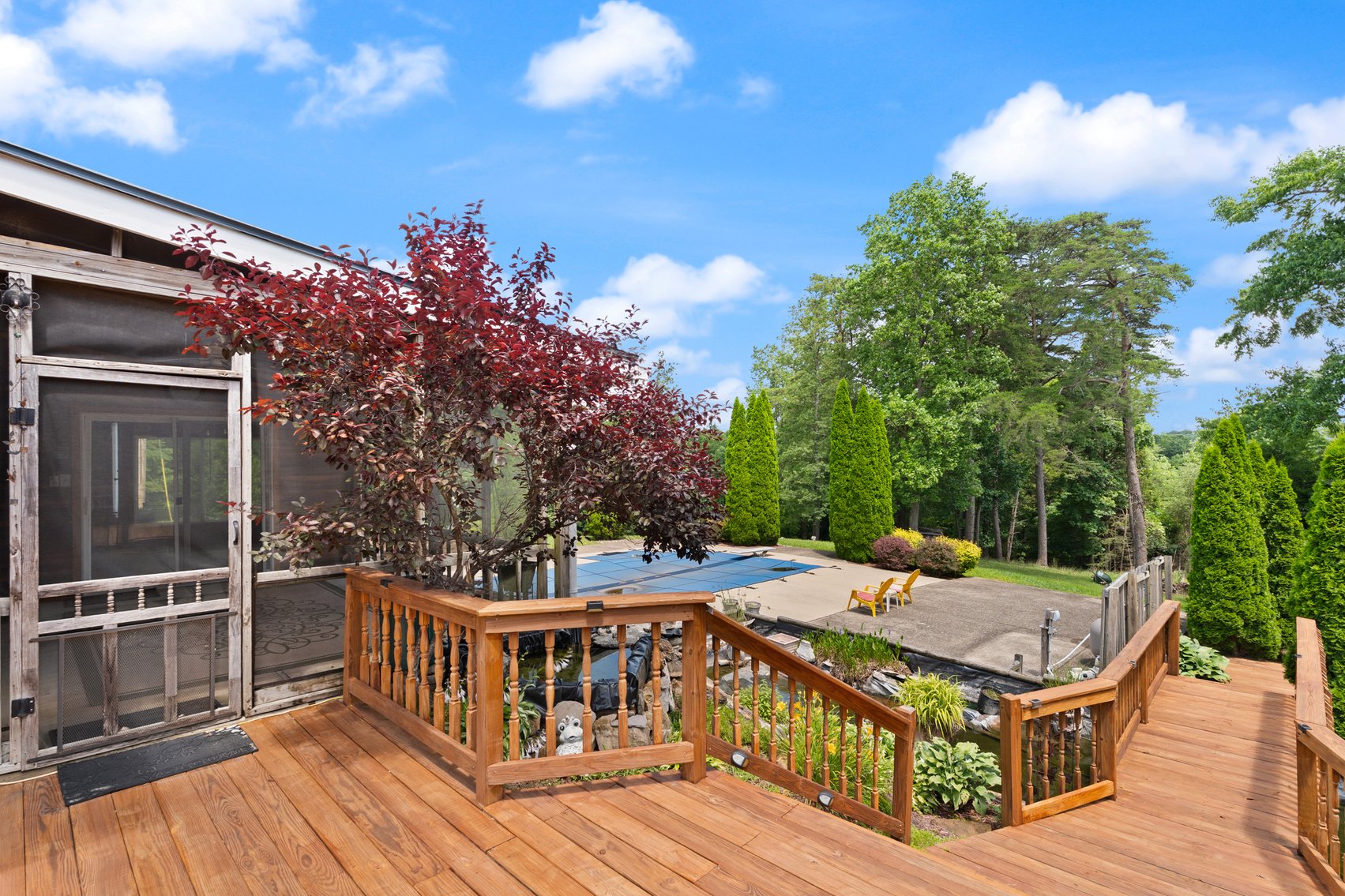 Image for Harrison County Real Estate Auction,  Cape Cod on 9.87 Acres, Inground Pool, Koi Pond & Finished Walkout - ONLINE AUCTION ONLY