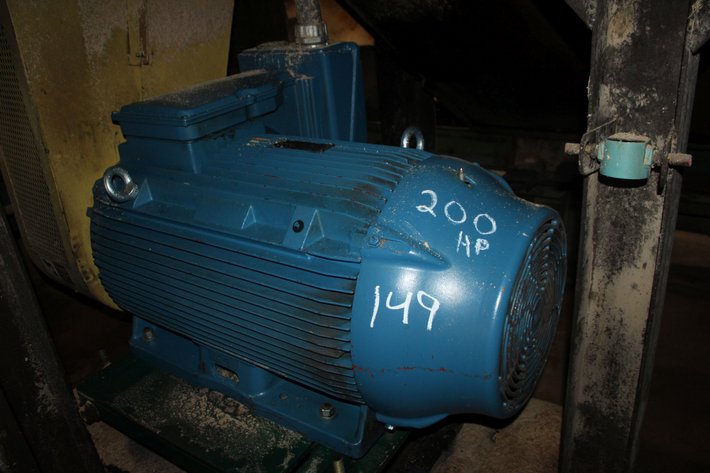 Image for Weg 200 HP 1187 RPM Motor