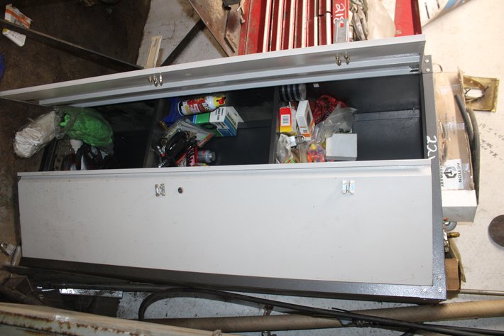 Image for Cabinet and contents: tools