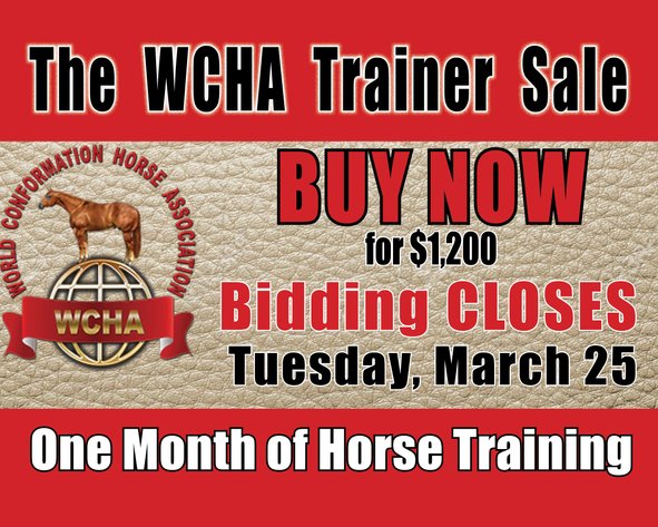 Image for 2025 WCHA Trainer Sale