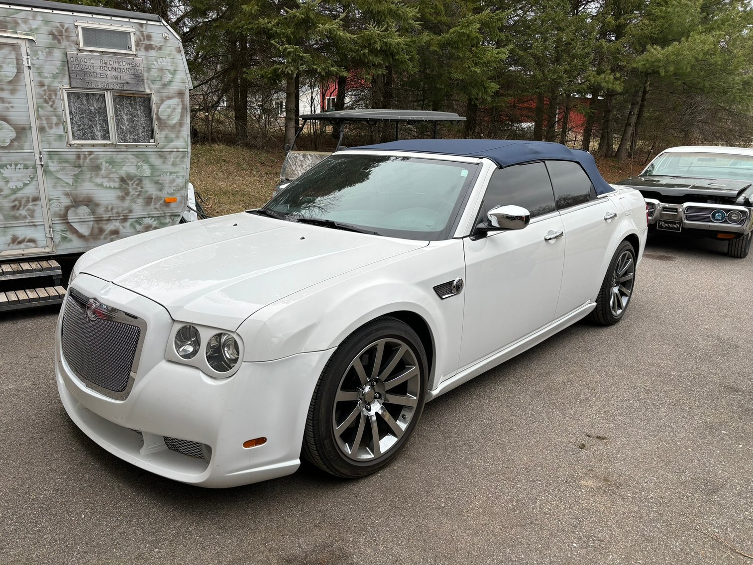 (3) Classic Cars, 2005 Chrysler Convertible & 4-Wheeler