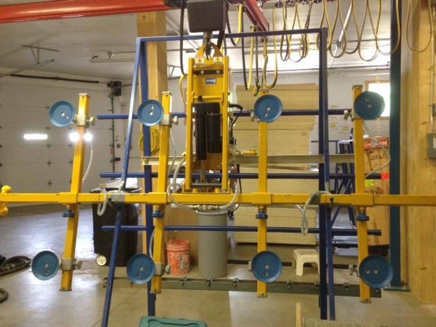 Glass Lifter - Mitre Cut-Off Saw - Caulking Pump System