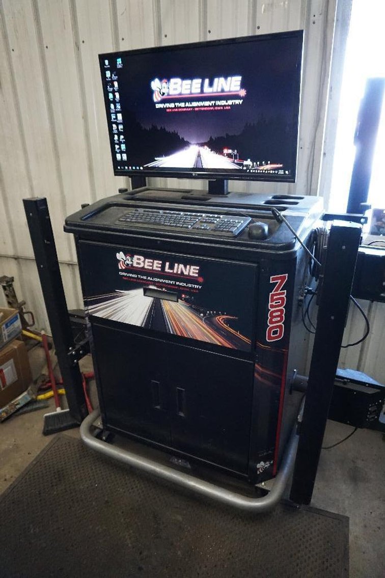 Heavy Truck Repair Shop Equipment: 2016 Alignment Machine, Heavy Duty Frame Rack & Drive On Ramp