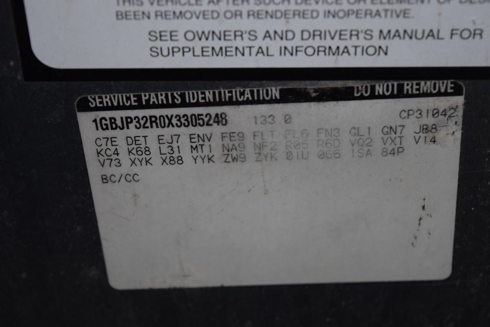 1999 Chevrolet Delivery Truck