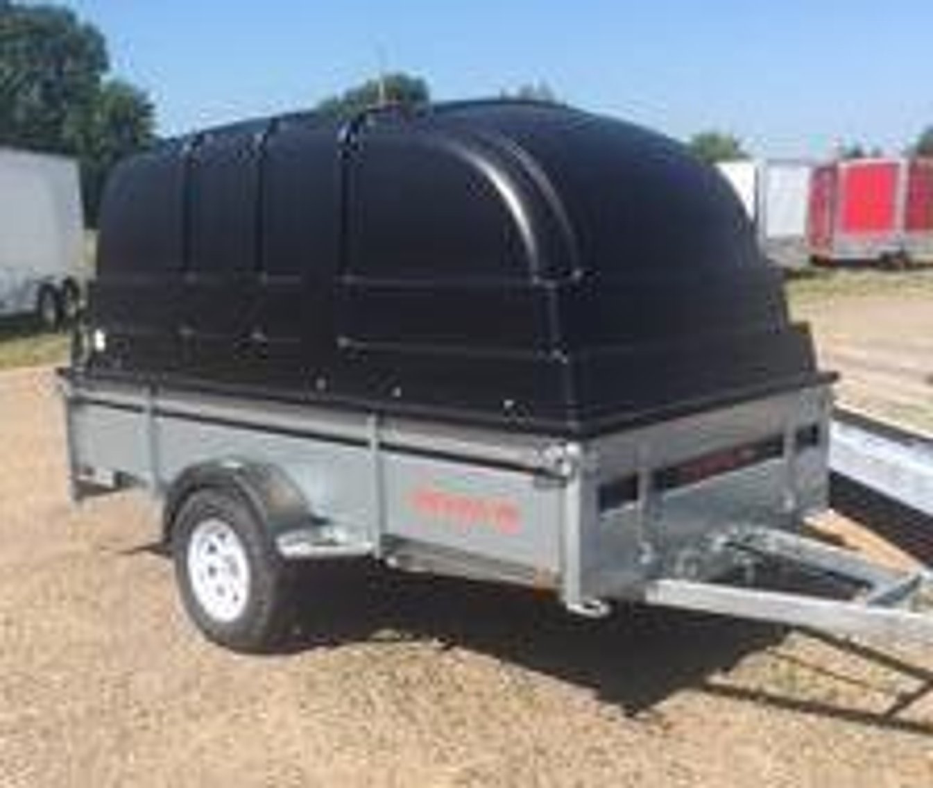 (12) RESPO Single Axle Utility Trailers