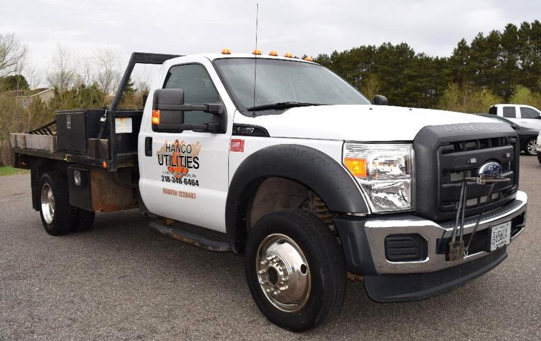 2011 Ford F-550 Truck - 2009 Ford F-350 Flatbed Truck - Pettibone C-8000 Telehander - Vac Truck