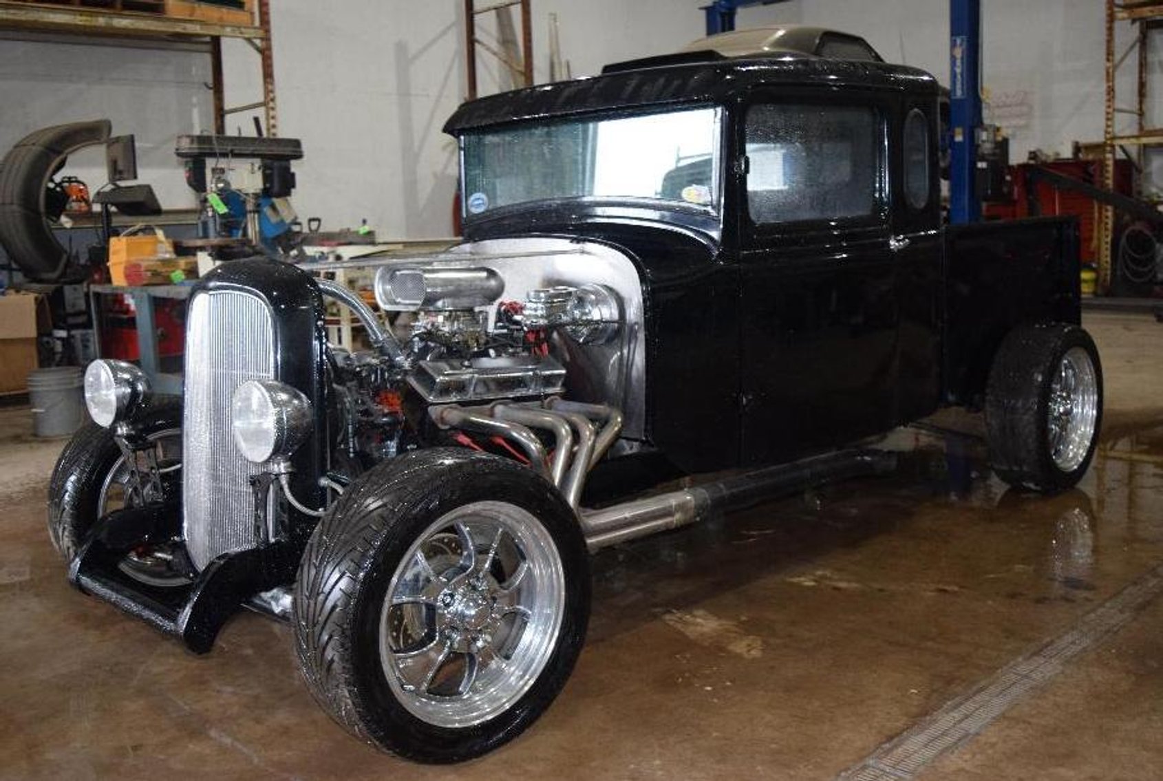 1931 Ford Model A Street Rod, Case 1845C Skid, Manlift, Trailers, Can AM 4-Wheeler, New Tires, Woodworking and Shop Supplies