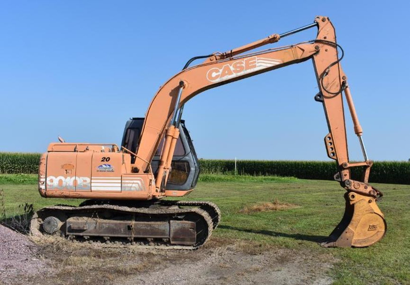 1999 Peterbilt Semi, Case Excavator, Masonry & General Shop Tools