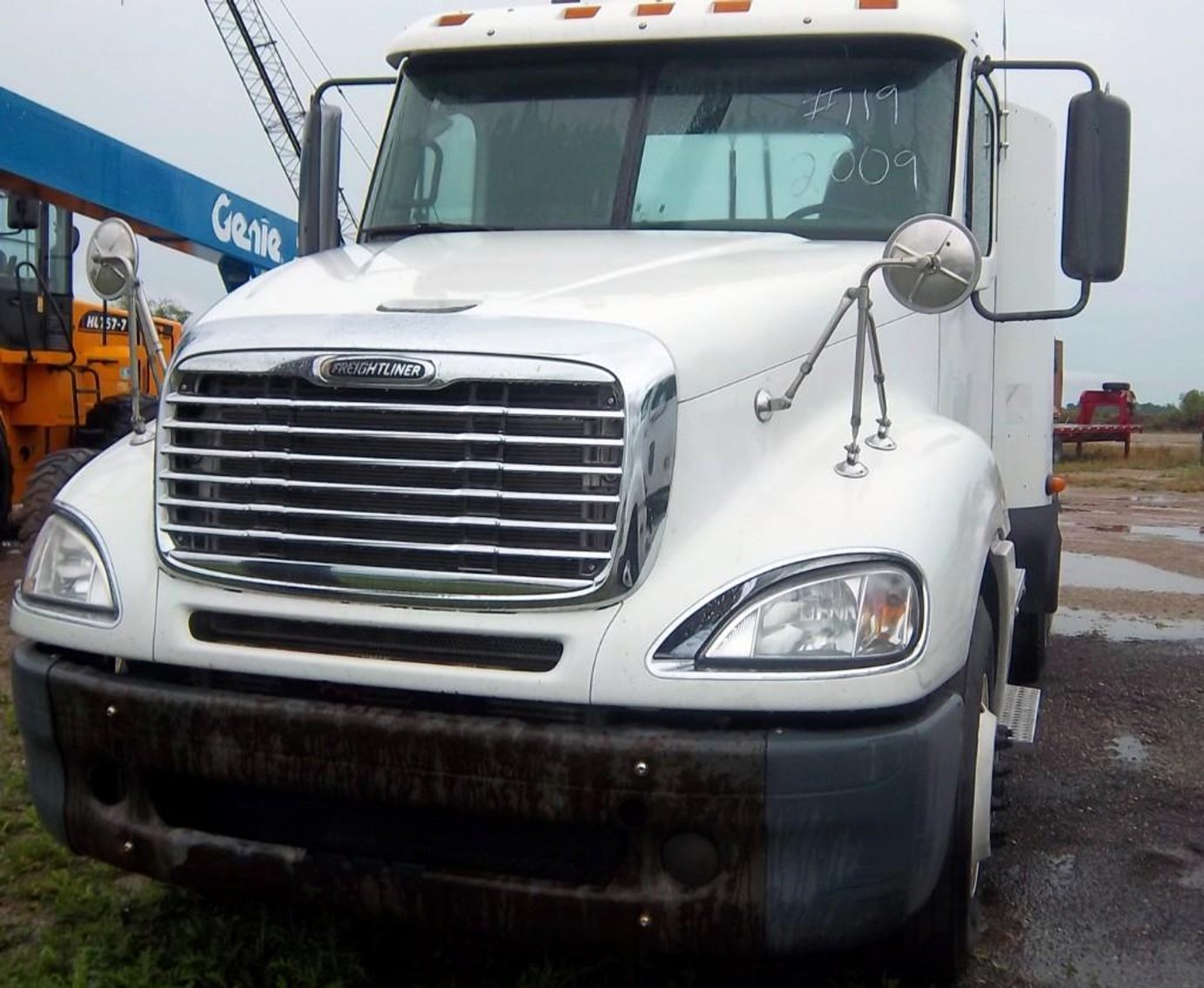 Construction Equipment: 2006 Trail King Detach, 320L Excavator, 2009 Freightliner, Komatsu Dozer, 2004 Backhoe