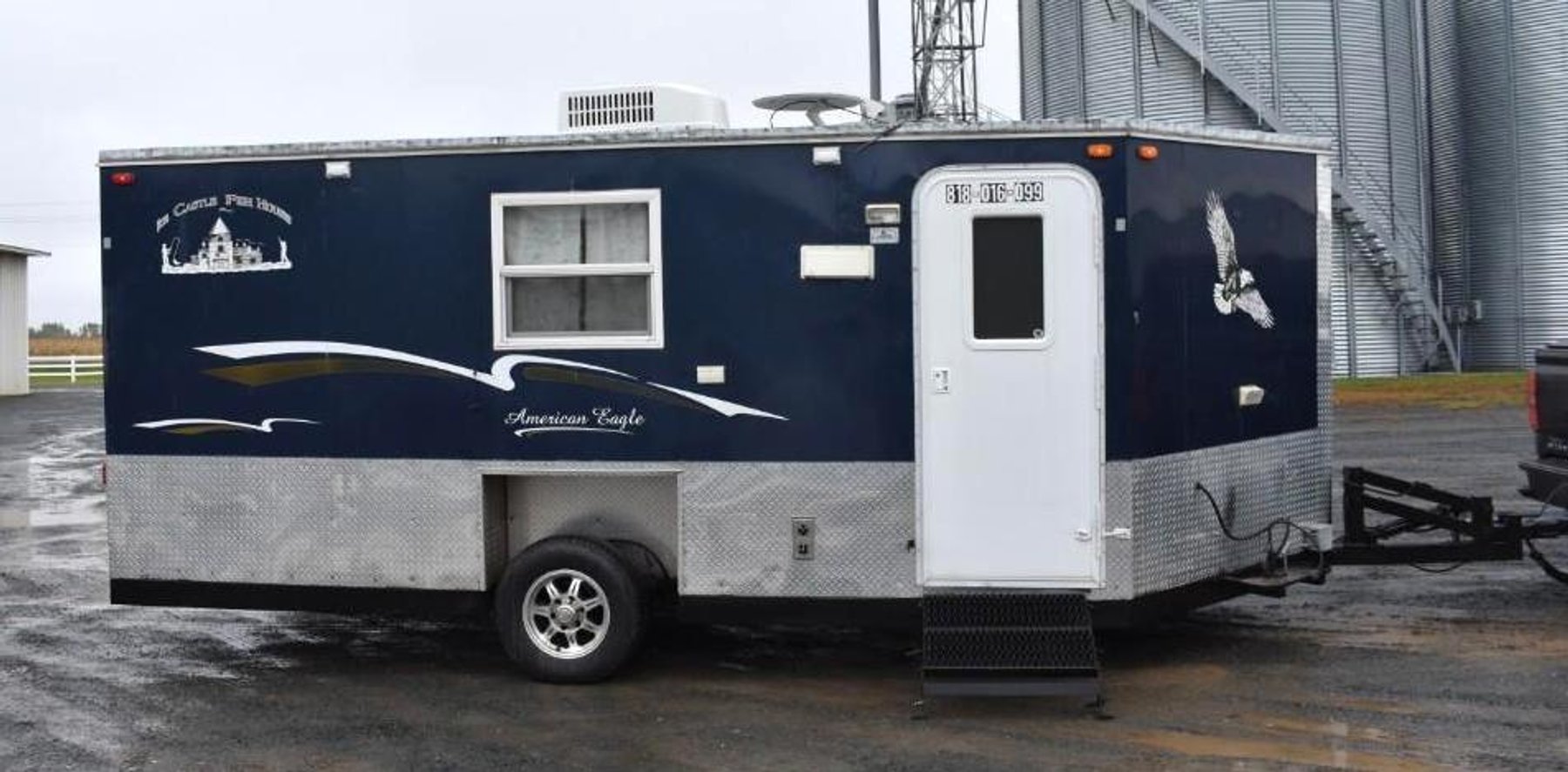 2011 Ice Castle 16' V American Eagle Drop Down Hydraulic Fish House