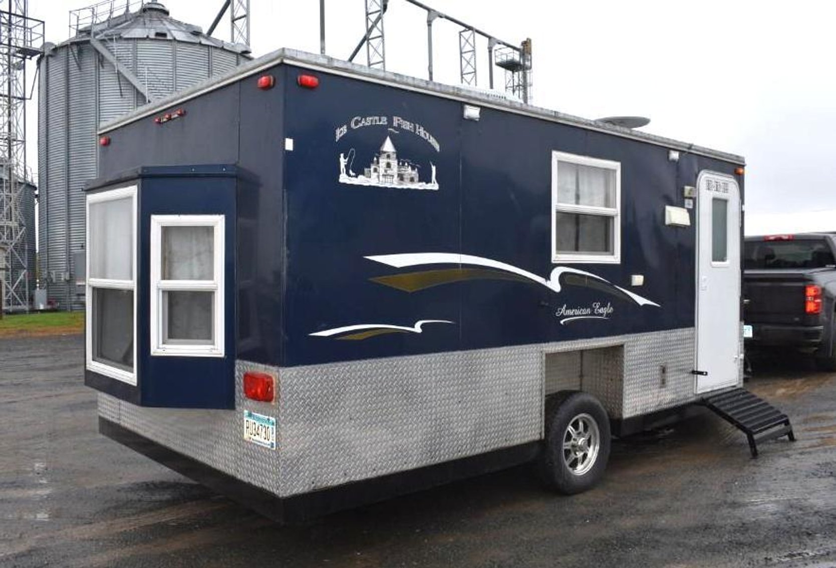 2011 Ice Castle 16' V American Eagle Drop Down Hydraulic Fish House