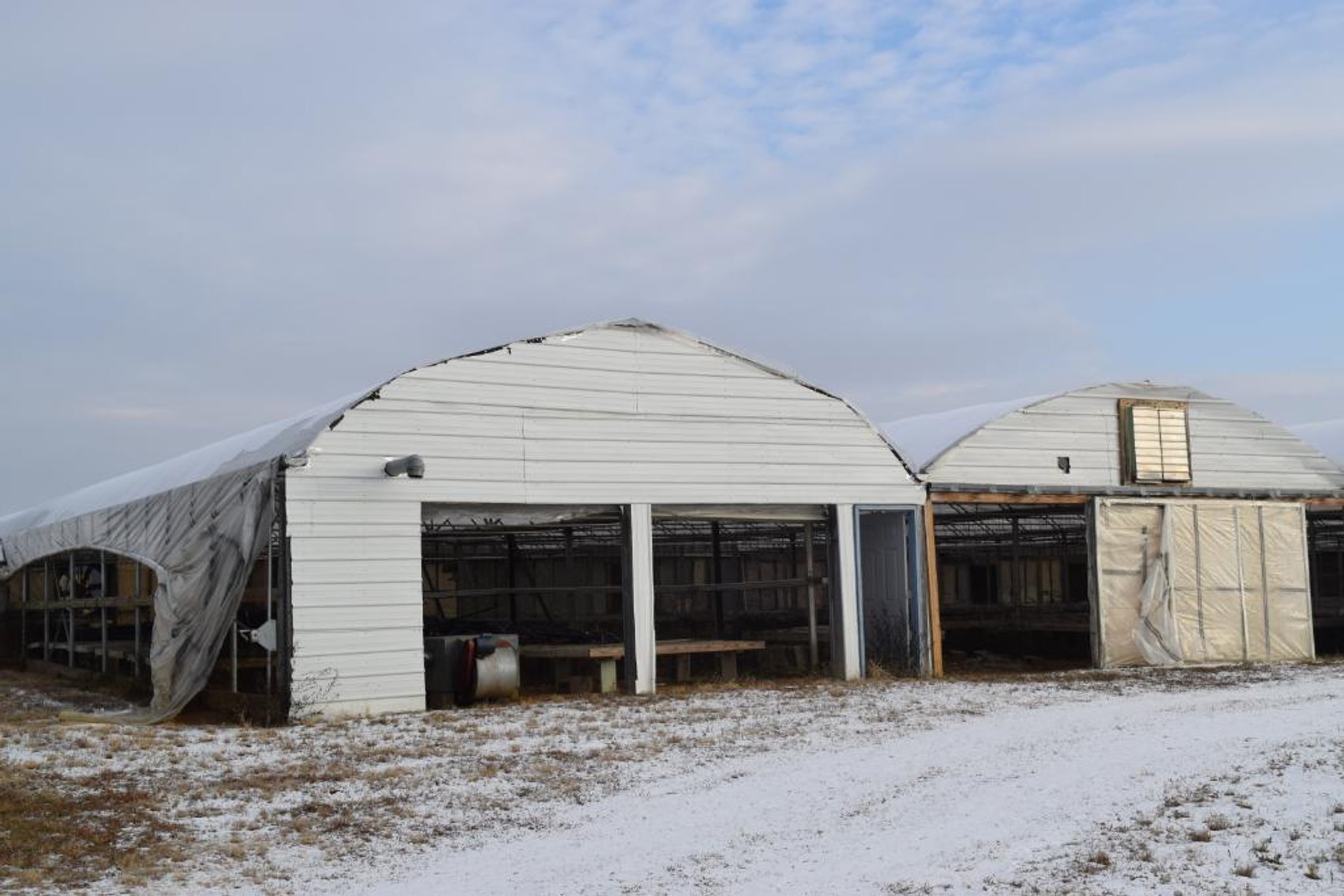 Greenhouse Equipment, Lumber, John Deere 720 & 2010 Ford F-350