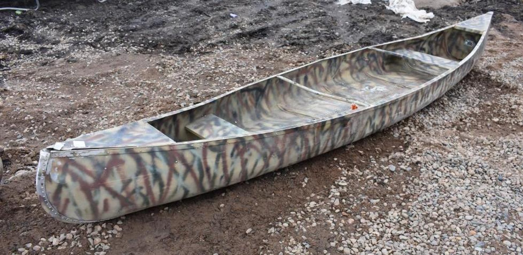 Playground Equipment, (2) Lawnmowers, Paddle Boat, Canoe, Barrels and More