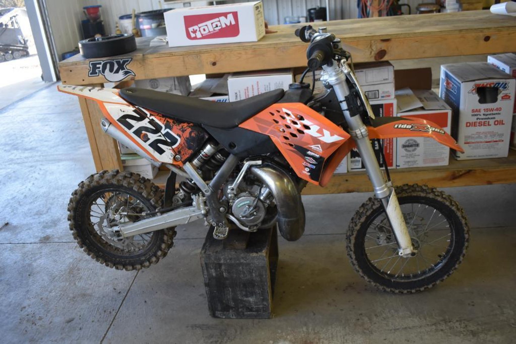 2011 Terex Skid Steer, Simplicity Zero Turn, Dirt Bike, Polaris 4-Wheeler, Shop Supplies, Amsoil Oil & More