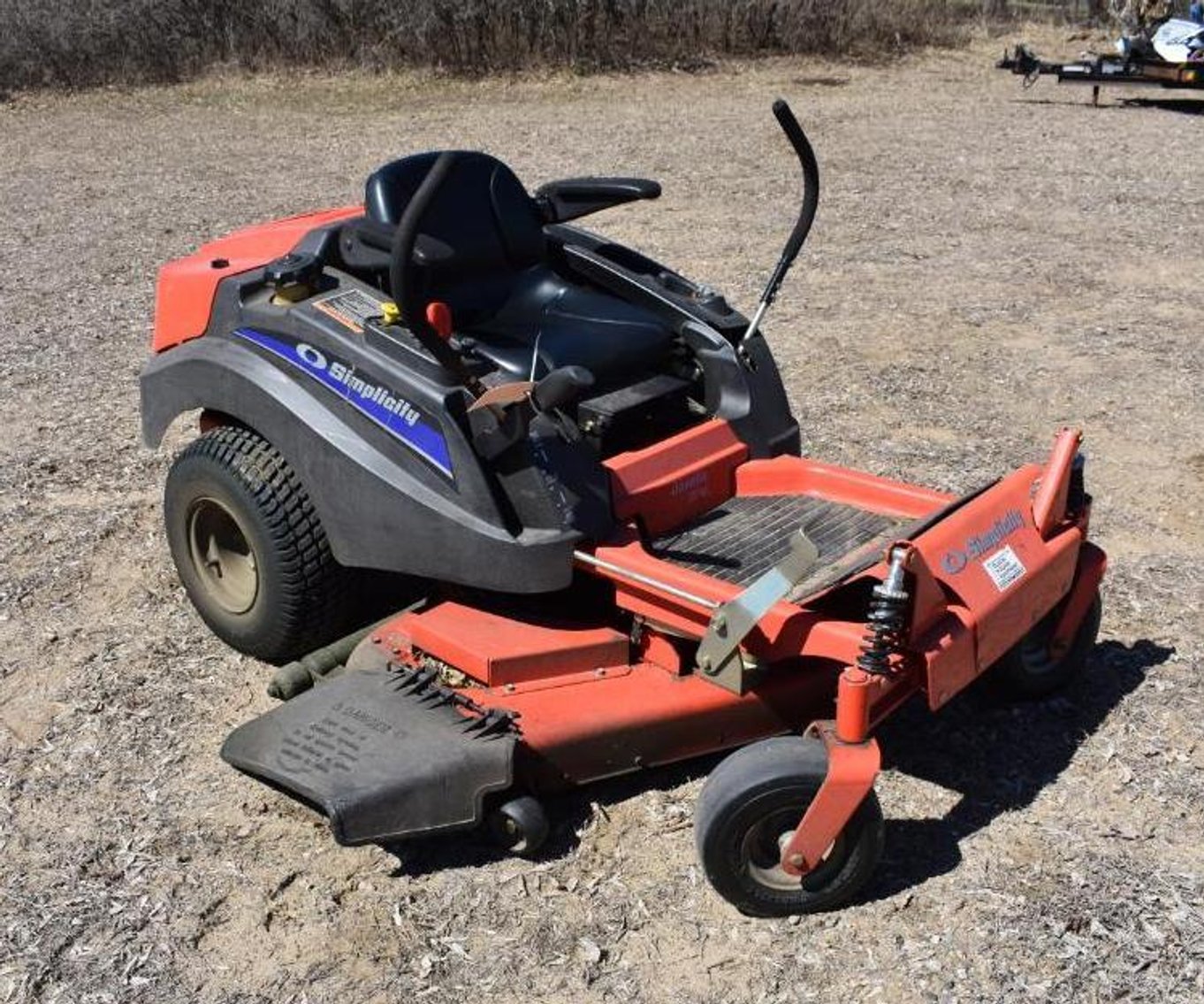 2011 Terex Skid Steer, Simplicity Zero Turn, Dirt Bike, Polaris 4-Wheeler, Shop Supplies, Amsoil Oil & More