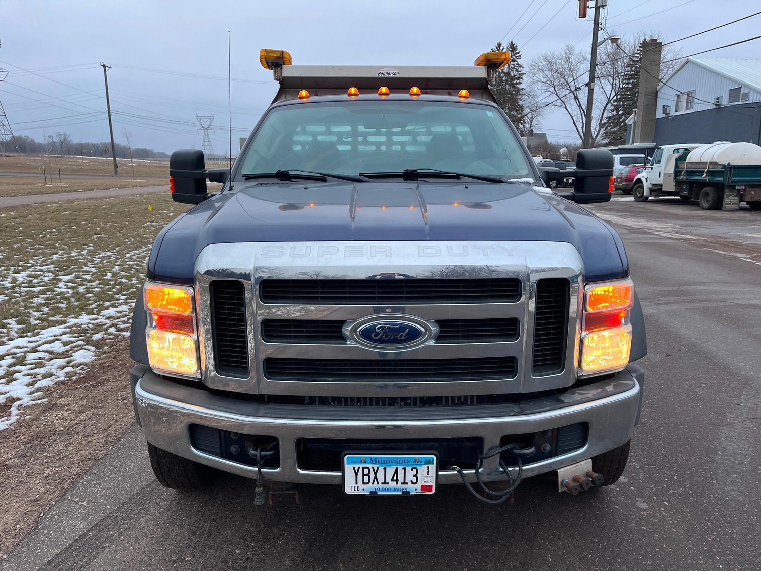 2008 Ford F-550 Super Duty XLT With Salt Spreader